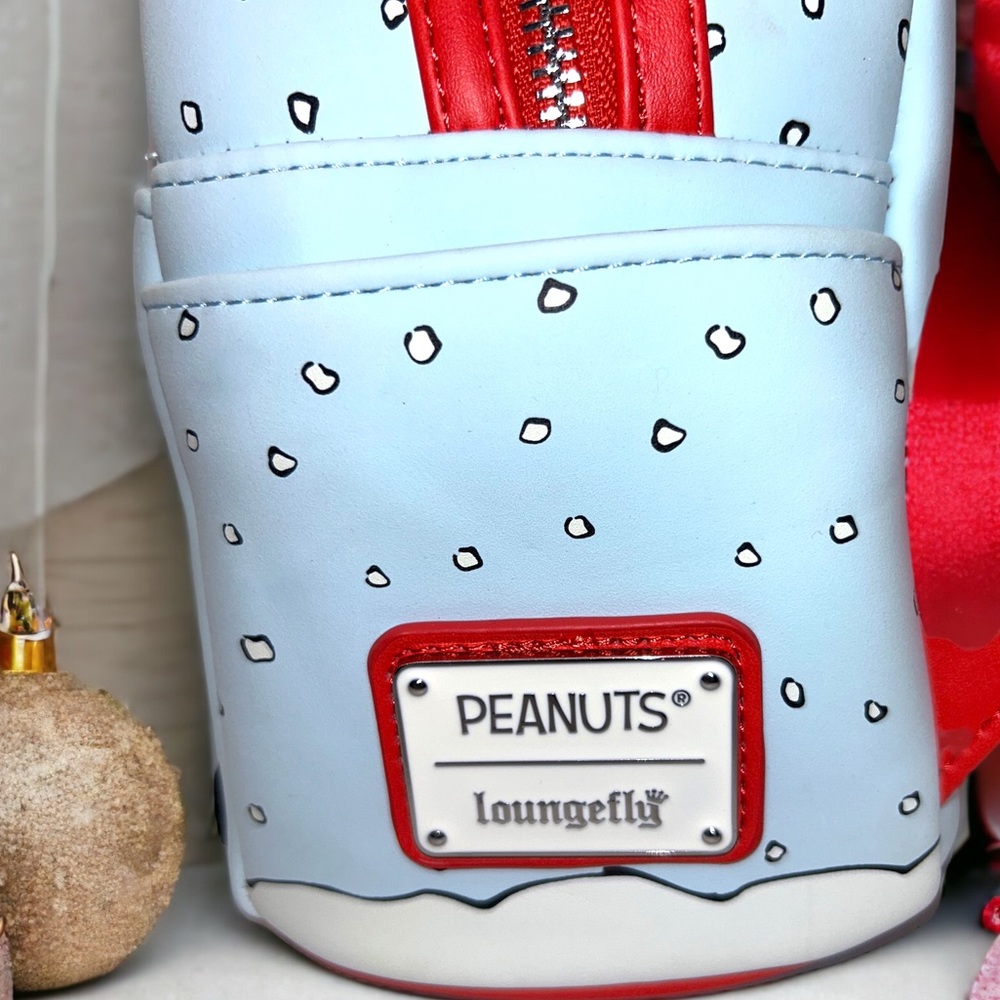 Peanuts Gift Giving Snoopy & Woodstock Mini-Backpack and Peanuts AOP Zip… - Picture 4 of 8